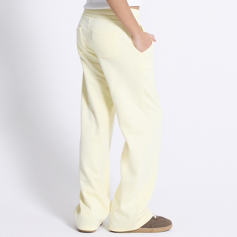 Sweatpants "Stella Low waist star" Light Yellow
